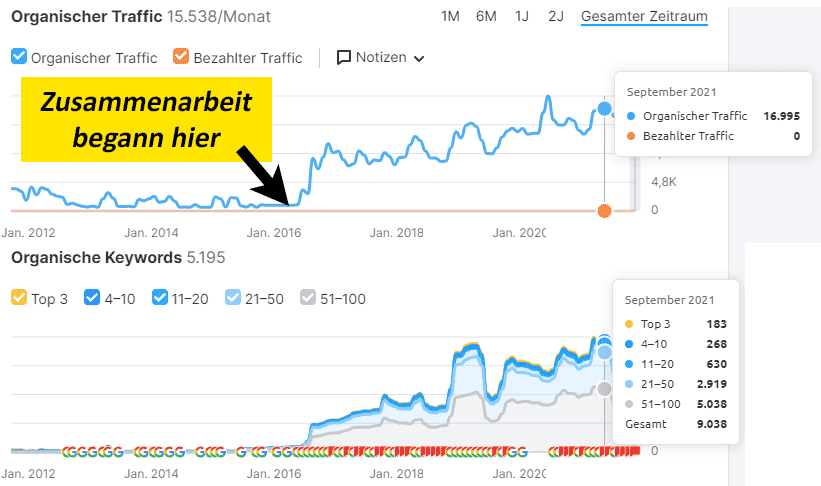 Seo-Experte Zusammenarbeit - Organisches Wachstum